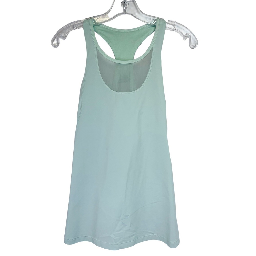 Lululemon Womens Sz  XS Mint Green  Stretch Activewear Tank Top (i36) EUC